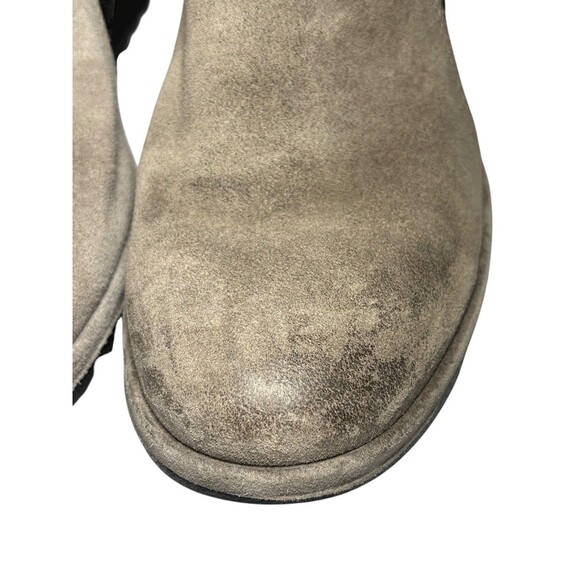 Comfortiva Leather Ankle Boots Pillowtop Memory Foam Wedge Booties Women's 10M - Picture 3 of 9
